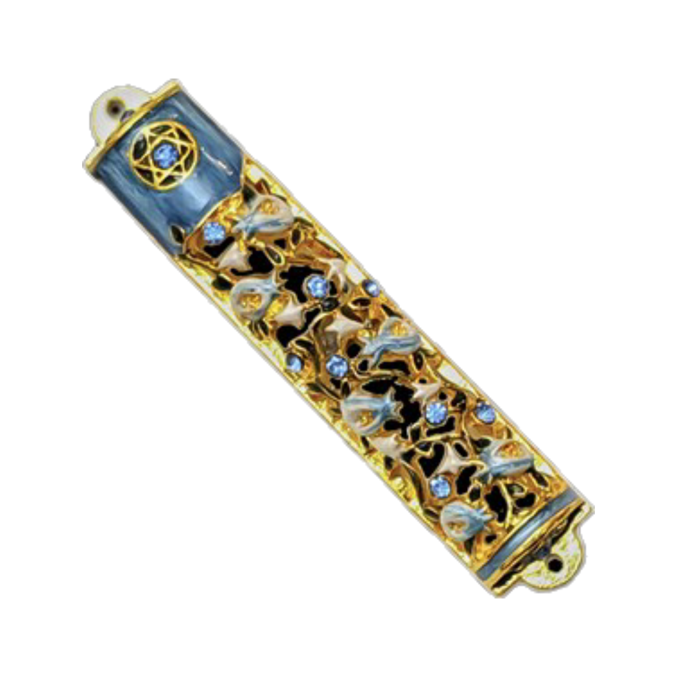Mezuzah Case, jeweled, large