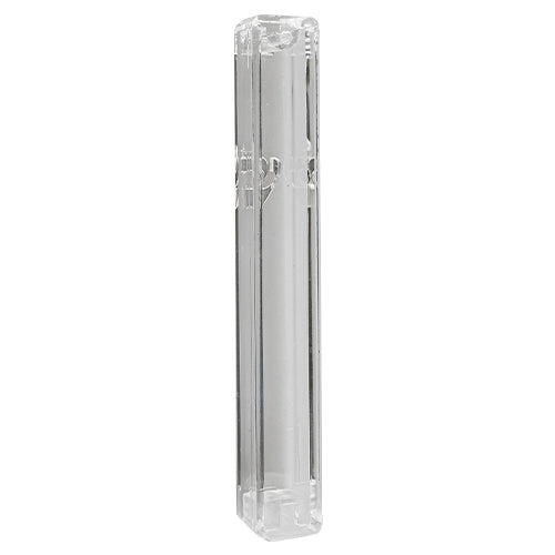 Plastic Transparent Mezuzah 20 Cm
