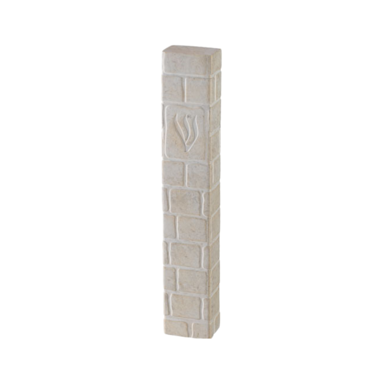 Polyresin "Kotel" Mezuzah Case 12 cm
