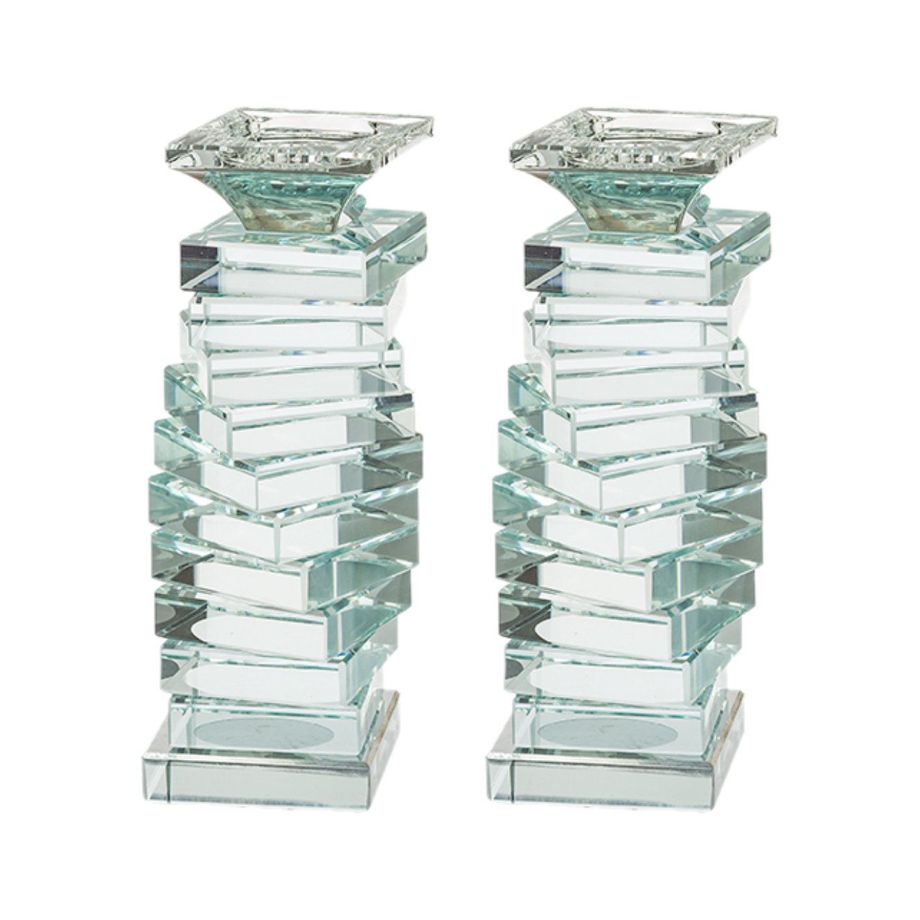 Crystal Elegant Candlesticks 19.5 cm