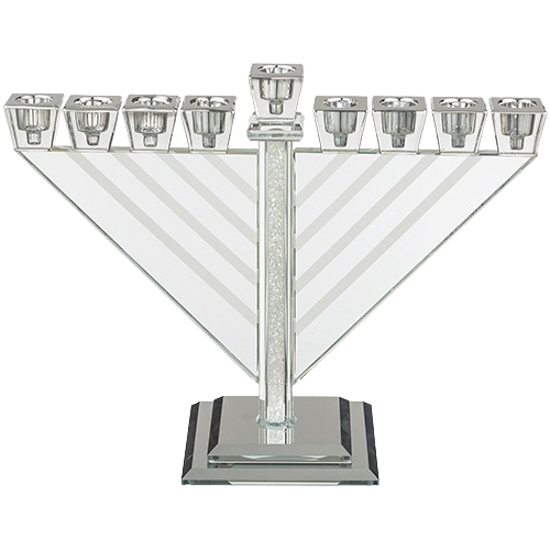 Crystal Elegant Menorah