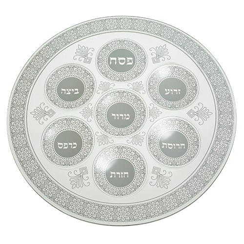 Glass Passover Plate