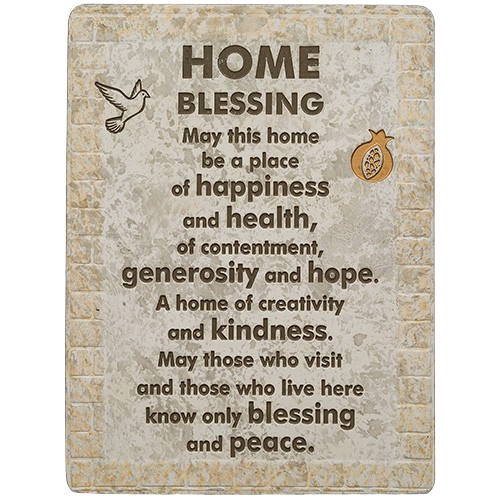 Polyresin English Home Blessing