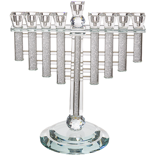 Crystal Elegant Menorah