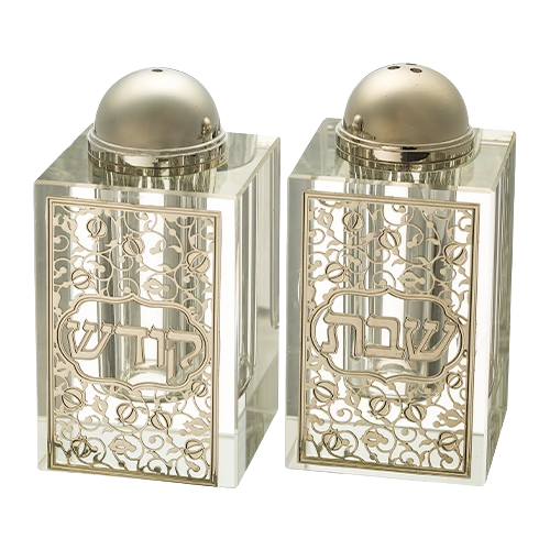 Crystal Salt & Peper Holders