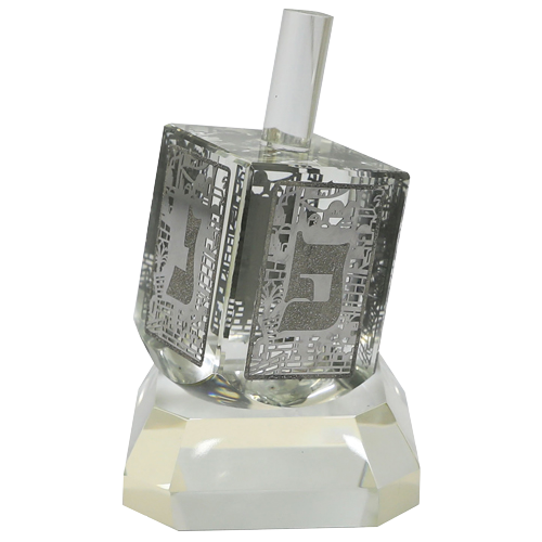 Crystal Dreidel 12cm