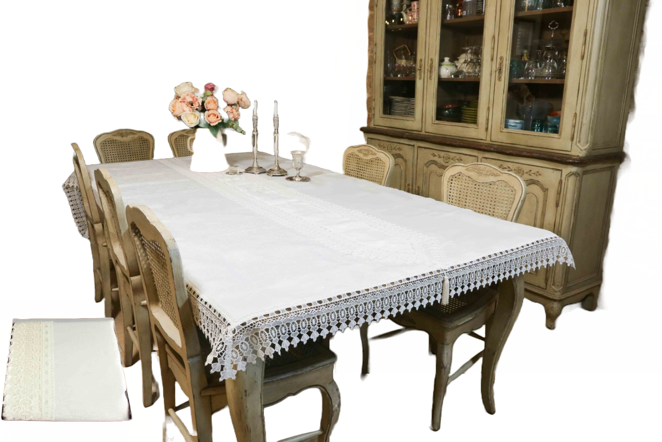 Fabric Tablecloth 220*140cm With Runner