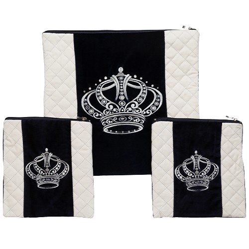 Elegant Velvet Talit & Tefilin Set