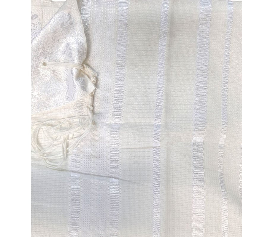 Acrylic Tallis - Whte