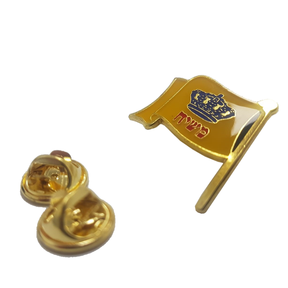 Diglon Moshiach Pin דגלון משיח