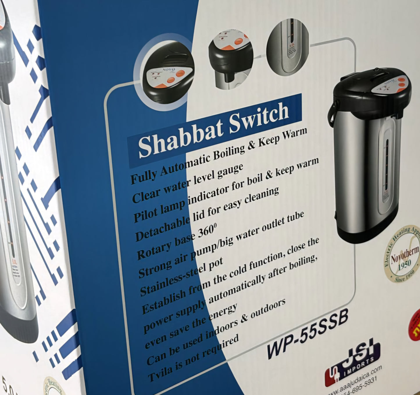 Shabbos Hot Water Pot - 5 Liter