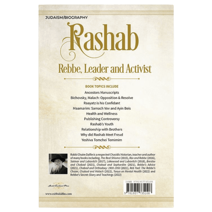 Rashab: Rebbe, Leader & Activist