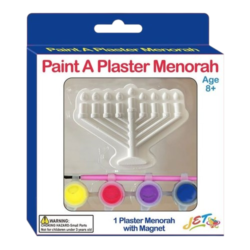Paint a Plaster Menorah