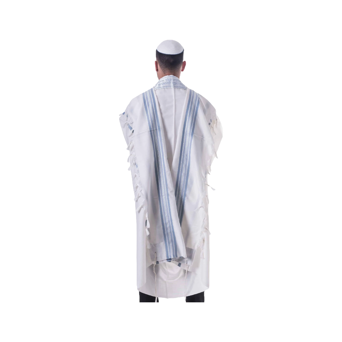 Wool Tallis - Maalot Sky Blue