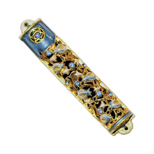 Mezuzah Case, jeweled, large