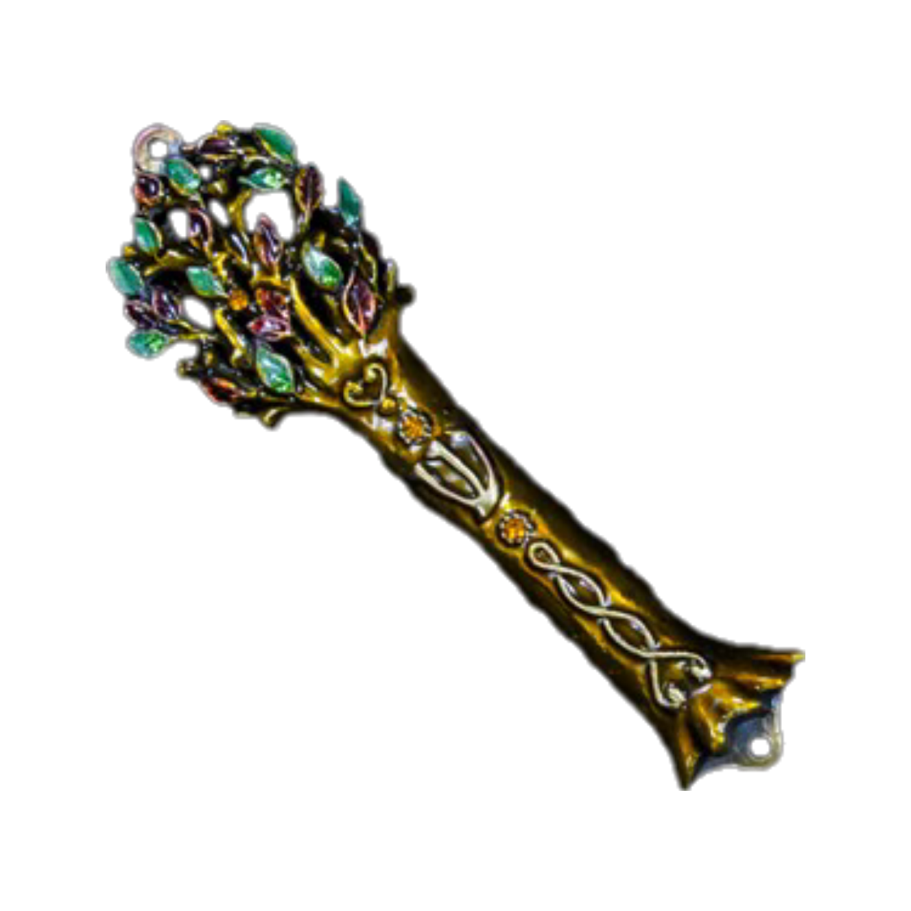 Mezuzah Case, jeweled, small