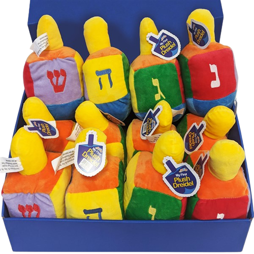 Large Plush Dreidel 8"