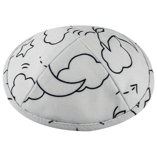 Fabric Kippah Size 3, 18 cm