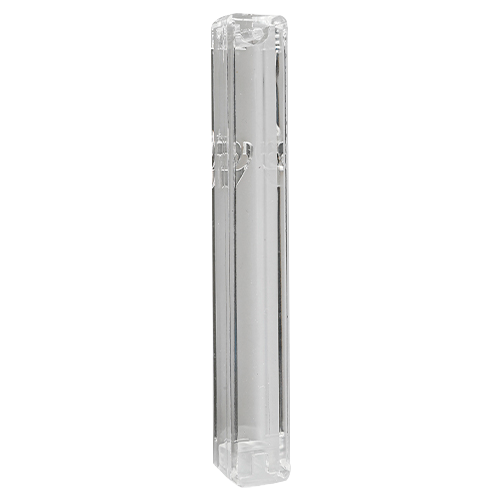 Transparent Plastic Mezuzah Case 12cm