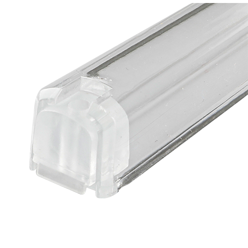 Transparent Plastic Mezuzah Case 12cm