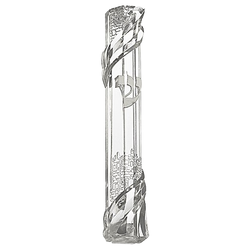 Plastic Mezuzah Case - 15 Cm - Transparent