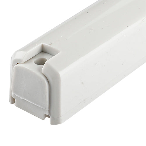 Plastic White Mezuzah 15 Cm