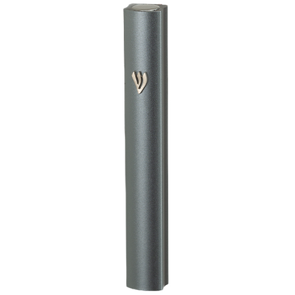 Aluminum Mezuzah Case 12cm Gray