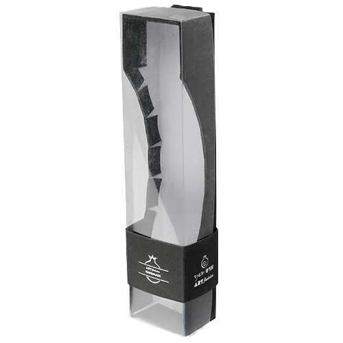 Polyresin Mezuzah Case 12cm, White Marble