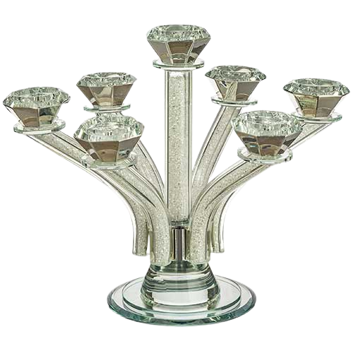 Crystal Candlesticks 7 Branches 27 cm