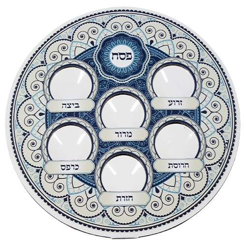 Cardboard &amp; Plastic Passover Plate