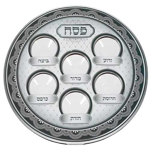 Cardboard & Plastic Passover Plate