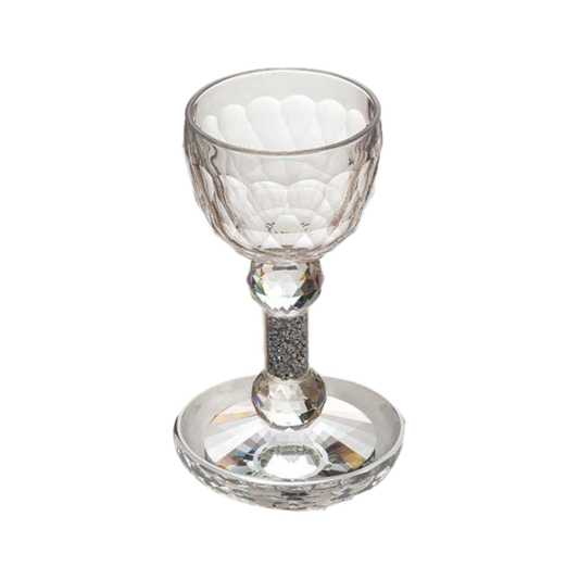Crystal Kiddush Cup 18 cm