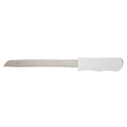Elegant White Challah Tray & Knife