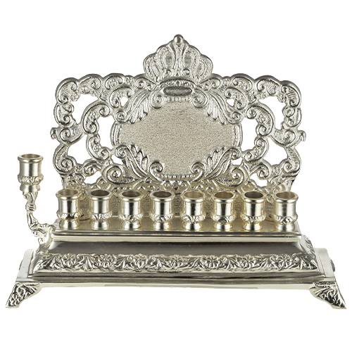 Elegant Menorah Silver Plated