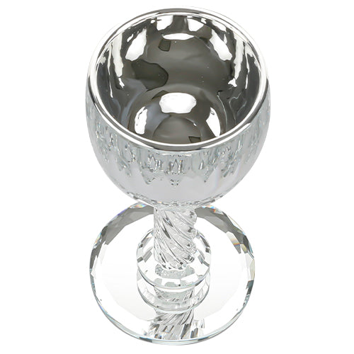 Crystal Kiddush Cup "Baba Sali" 16 cm