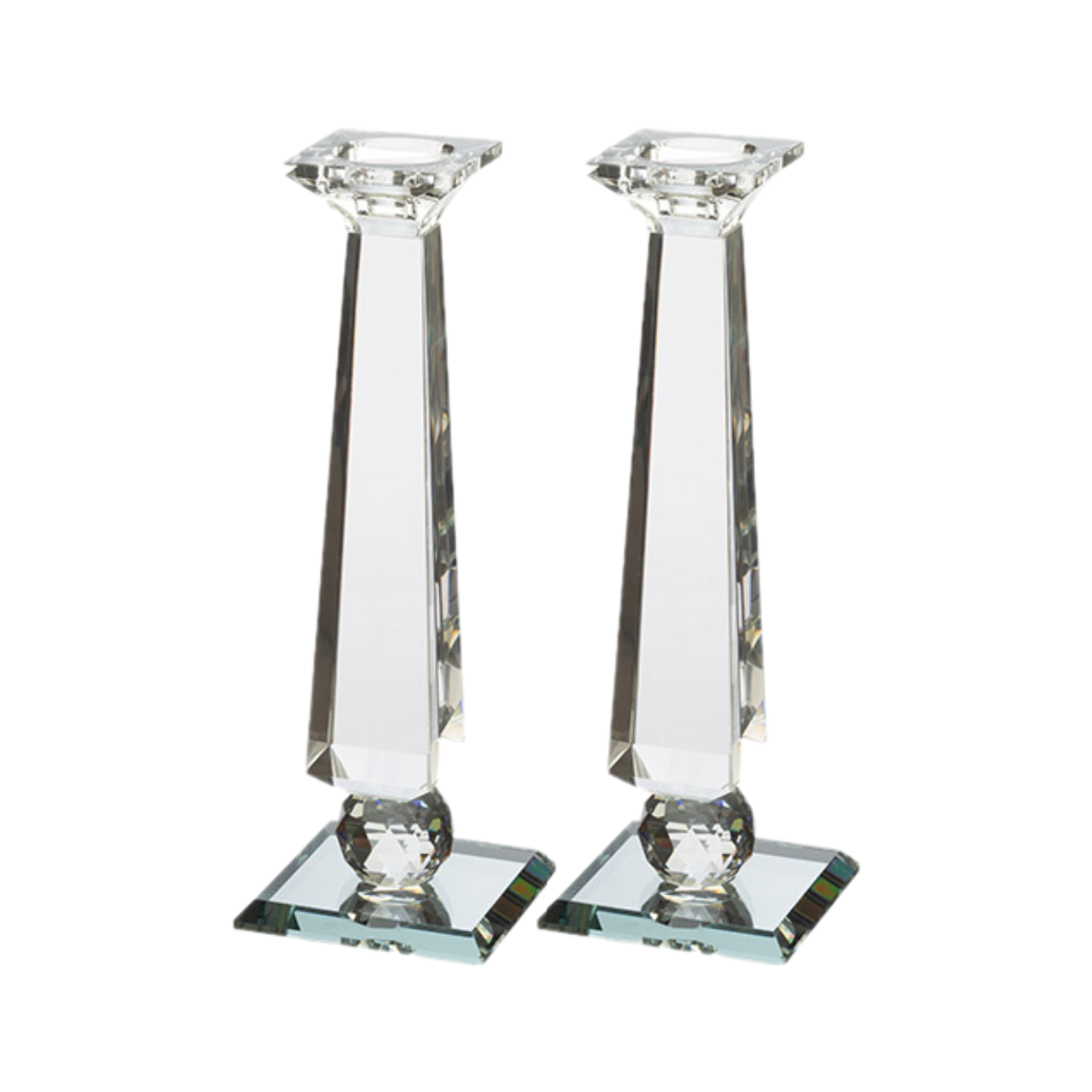 Crystal Candlesticks 34 cm