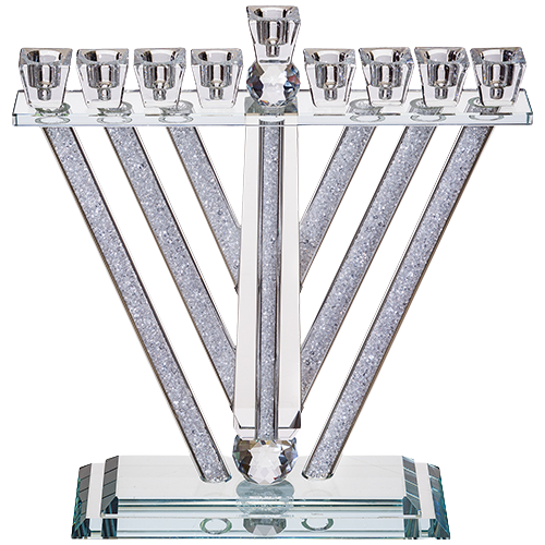 Crystal Elegant Chanukiah