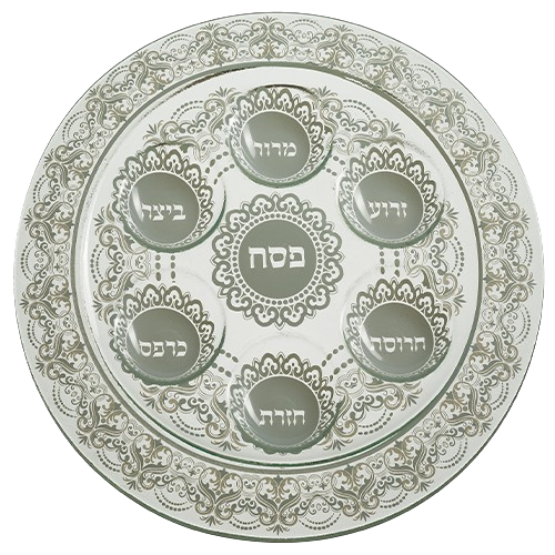 Glass Passover Plate