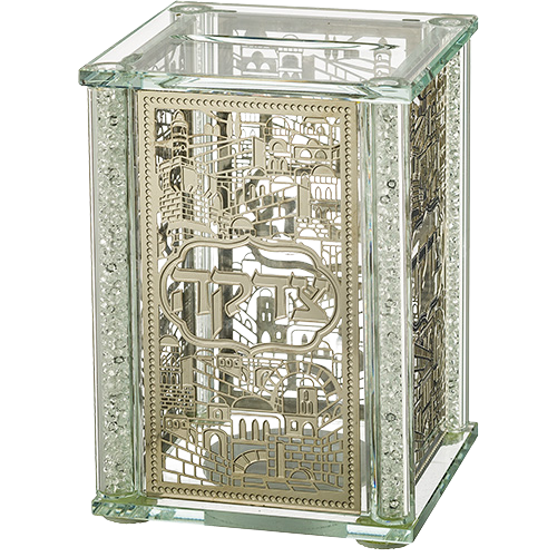 Crystal Tzedakah Box