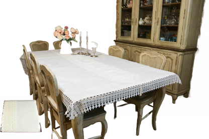 Fabric Tablecloth 220*140cm With Runner