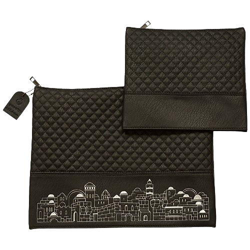 Leatherette Talit - Tefilin Bag Set