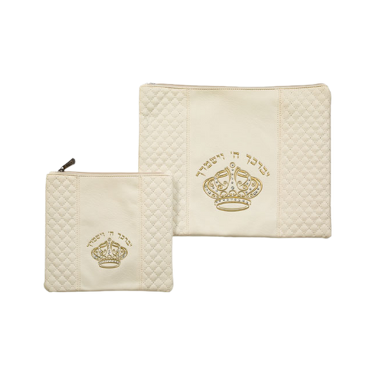 Leatherette Talit - Tefilin bag Set
