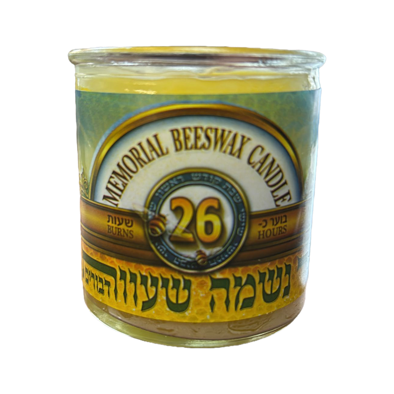 Beeswax Memorial Candle / 26 hours