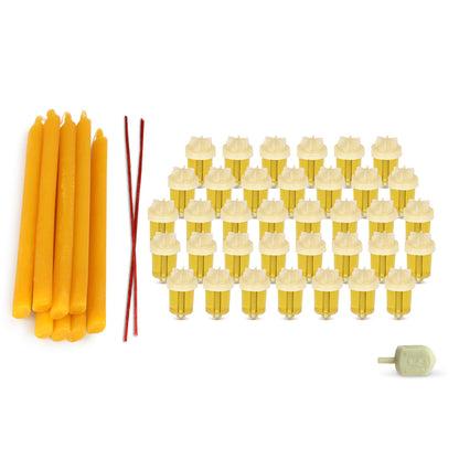 Chabad Prefilled Oil Set - 36 + 8 Hanukkah Set