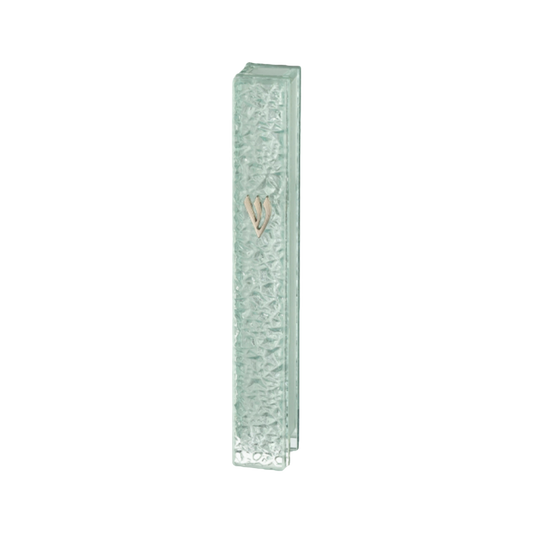 Glass Mezuzah Case - 10 cm