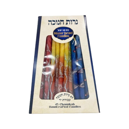 Premium Multicolored Chanukah Candles