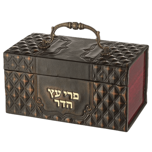 Faux Leather Etrog Box
