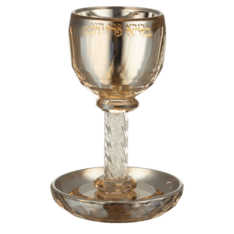 Crystal Kiddush Cup