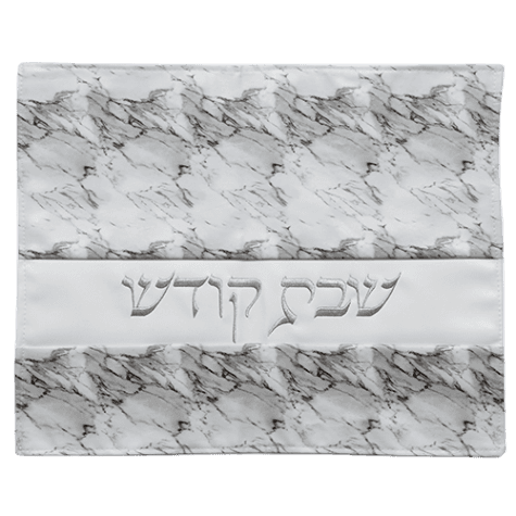 Leather Like Challah Cover - Marble Color