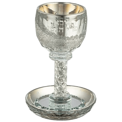 Crystal Kiddush Cup